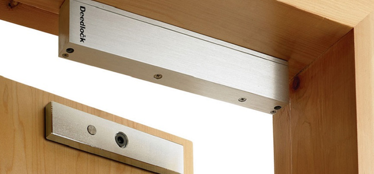 Magnetic lock installation Shafter